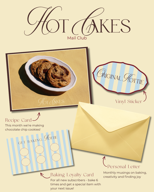 Hot Cakes Club - a monthly recipe mail club